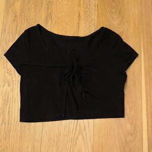 Tie Front Crop Top